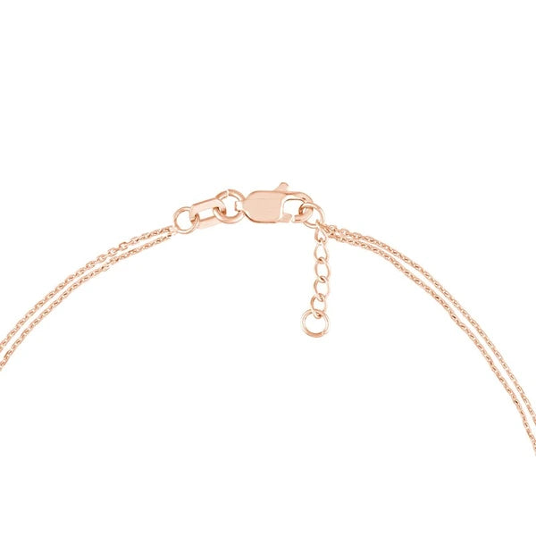 Half-CZ Infinity Adjustable Bracelet
