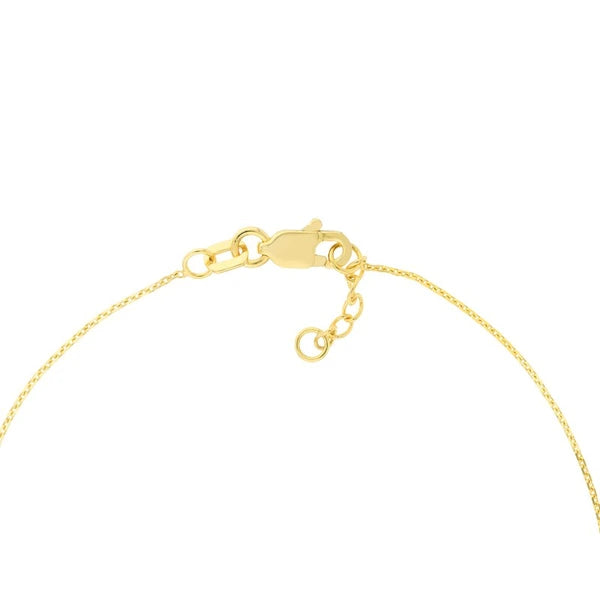 Sideways Mini Cross Adjustable Bracelet