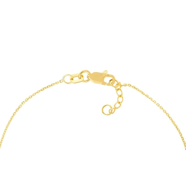 Sideways Wishbone Adjustable Bracelet