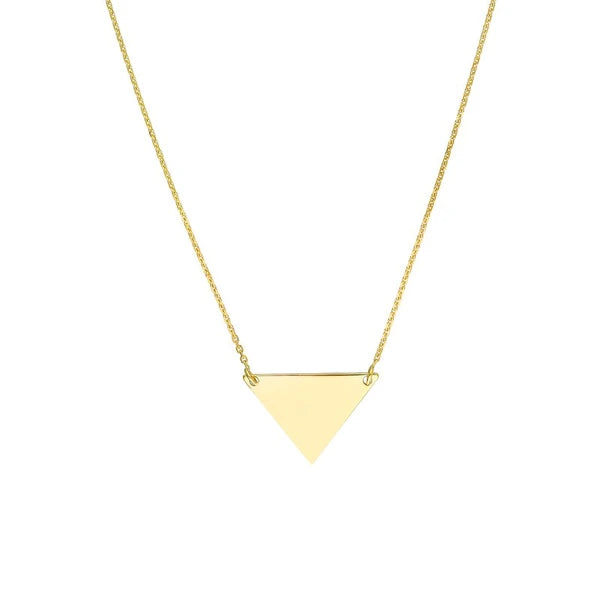 Triangle Drop Adjustable Necklace