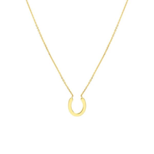 Mini Horseshoe Adjustable Necklace