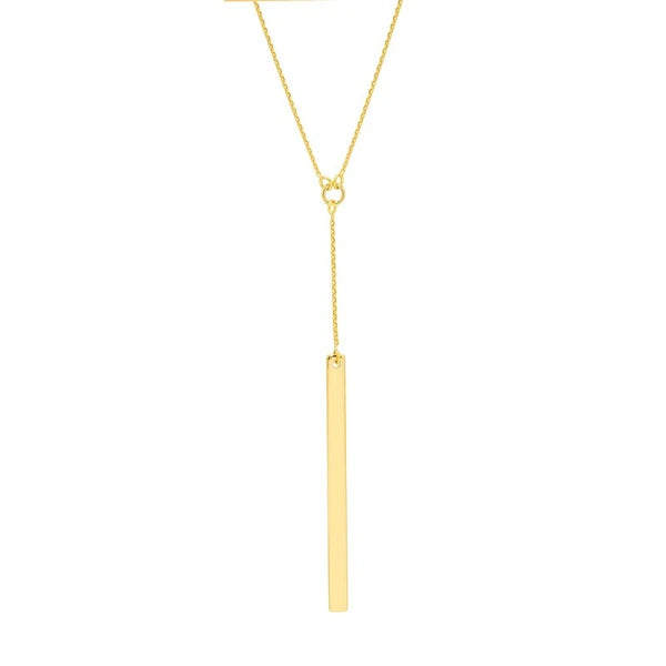 Lariat Bar Adjustable Necklace
