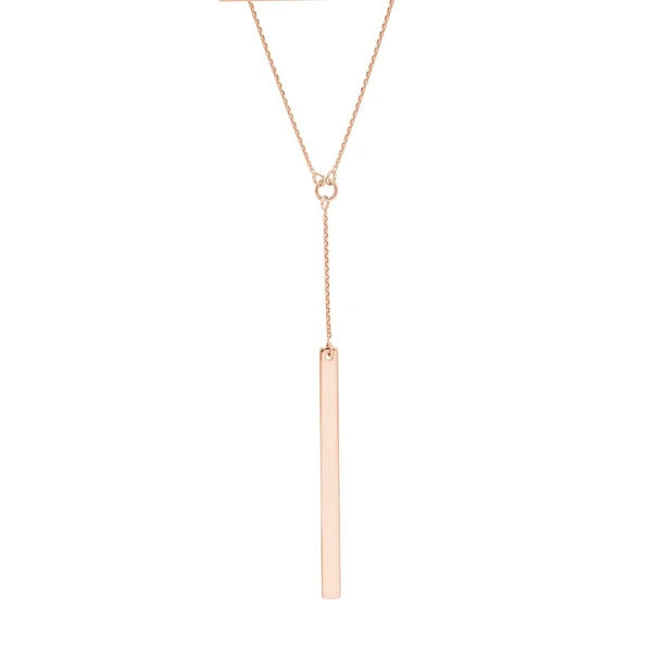 Lariat Bar Adjustable Necklace
