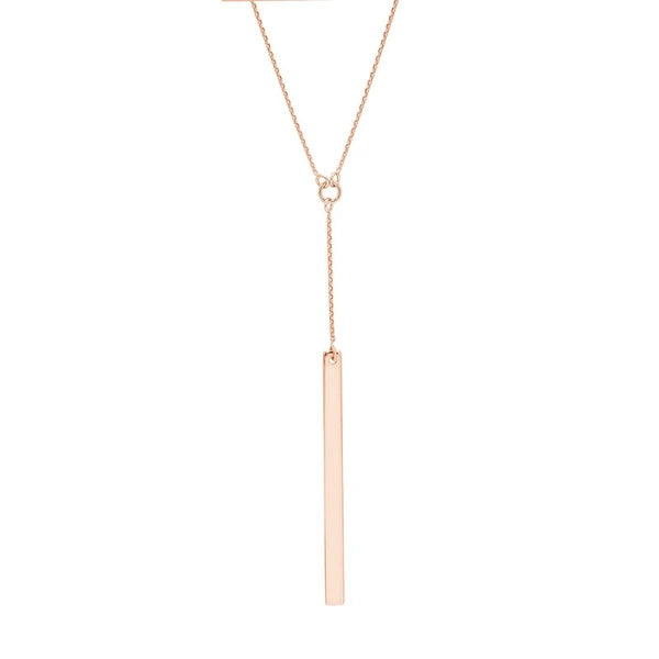 Lariat Bar Adjustable Necklace