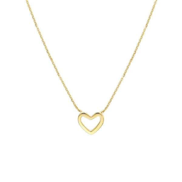 Mini Open Heart Necklace