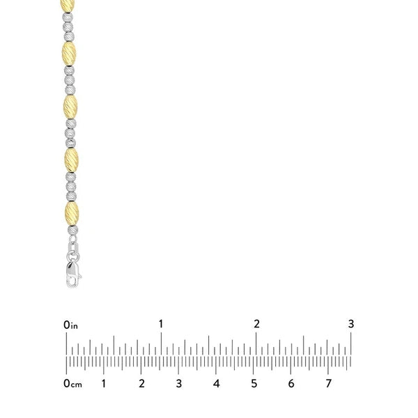 D/c Yellow/White Bead Necklace
