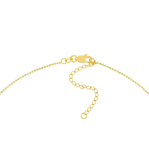 Double Bead and Tassel Lariat Necklace