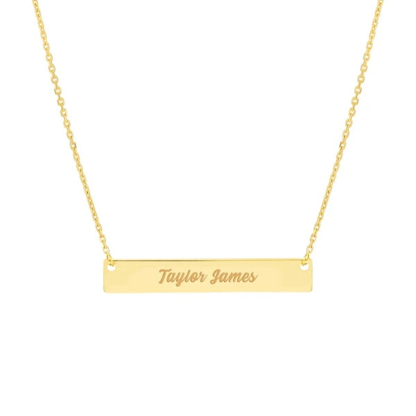 Mini Bar Layered Duo Adjustable Necklace