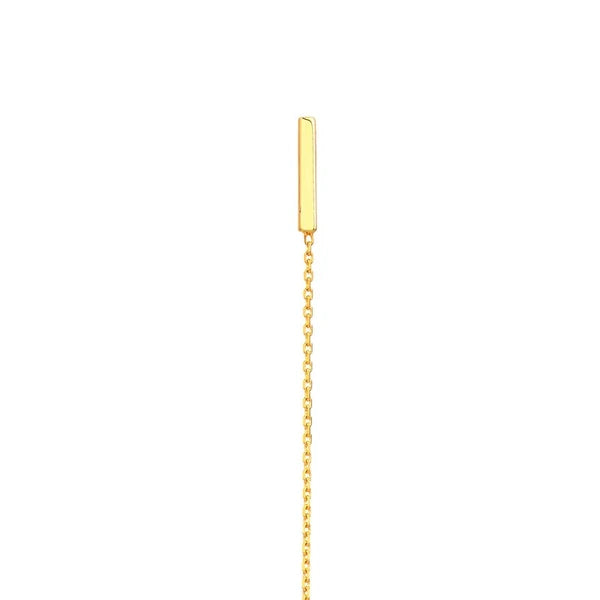 Front to Back Staple Bar Earrings