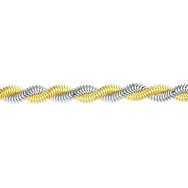 Two-Tone Braided SN/Ake Chain
