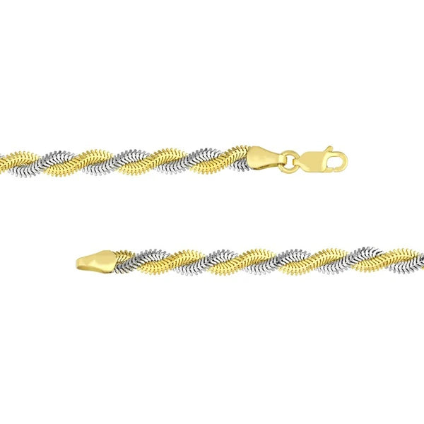 Two-Tone Braided SN/Ake Chain
