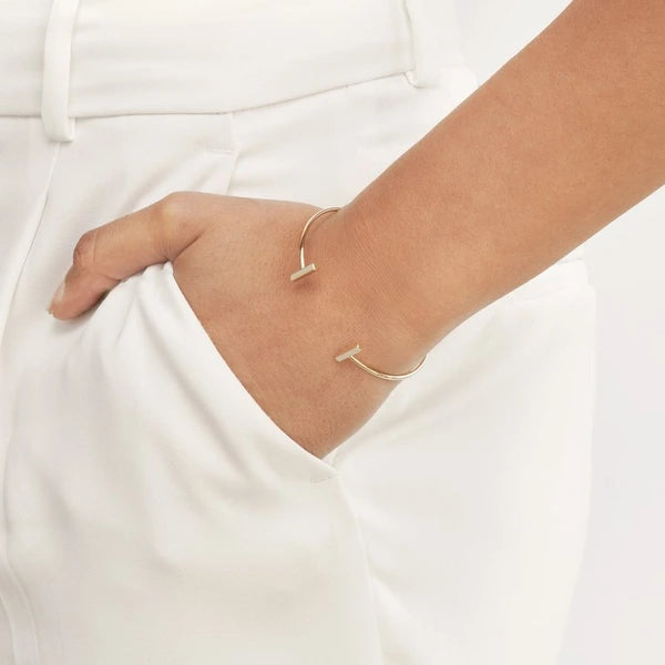 Staple Bar Cuff Bangle