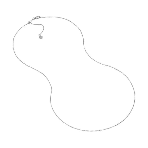 Sterling Silver 1.05mm Cable Chain