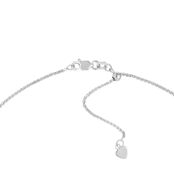 Sterling Silver 1.25mm Adjustable Wheat Chain