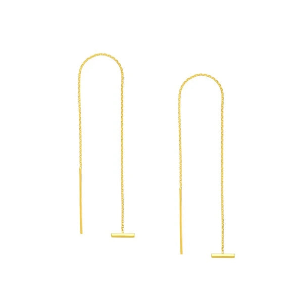 Staple Bar Threader Earrings