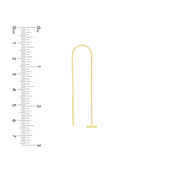 Staple Bar Threader Earrings