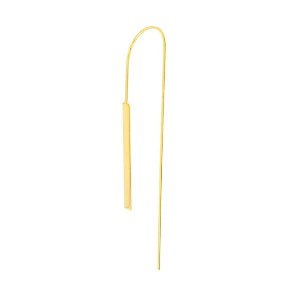Staple Bar Wire Threader Earrings