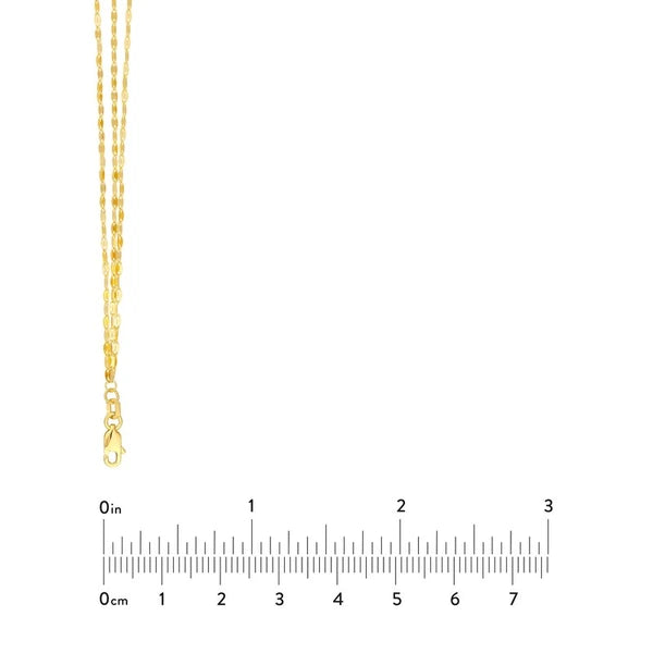 Hammered Mariner Chain Layered Necklace
