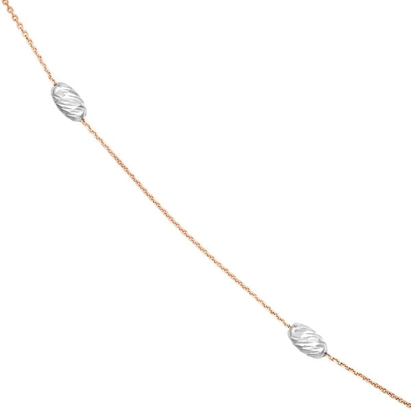 Long And Lovely Oval Bead Necklace