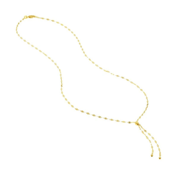 Hammered ForzentiN/A Chain Lariat Necklace