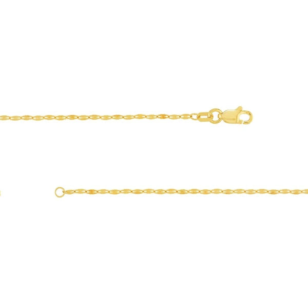 Hammered ForzentiN/A Chain Lariat Necklace