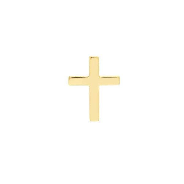 Cross Stud Earrings on Post Back