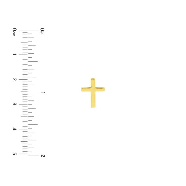 Cross Stud Earrings on Post Back