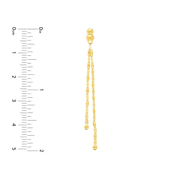 Bead Hammered ForzentiN/A Dangle Earrings