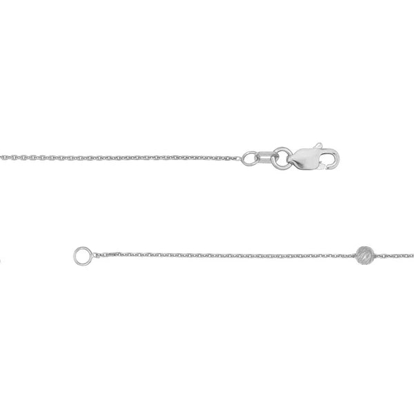 White/Black Filigree Station Long & Love