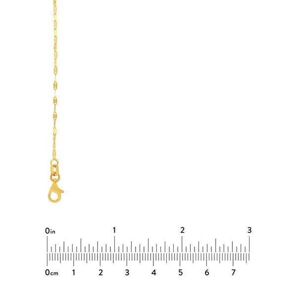 Flat Mariner Chain Star Stations Necklace