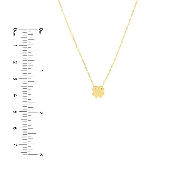 SoYou Mini 4-Leaf Clover Adj Necklace