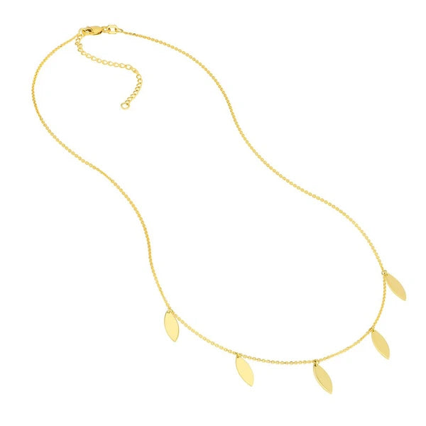 Marquise Drops Adjustable Necklace