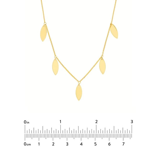 Marquise Drops Adjustable Necklace