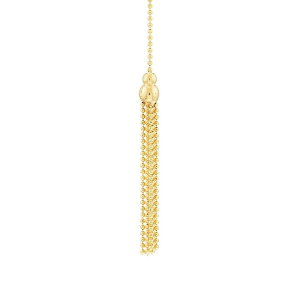 Double Bead and Tassel Earrings