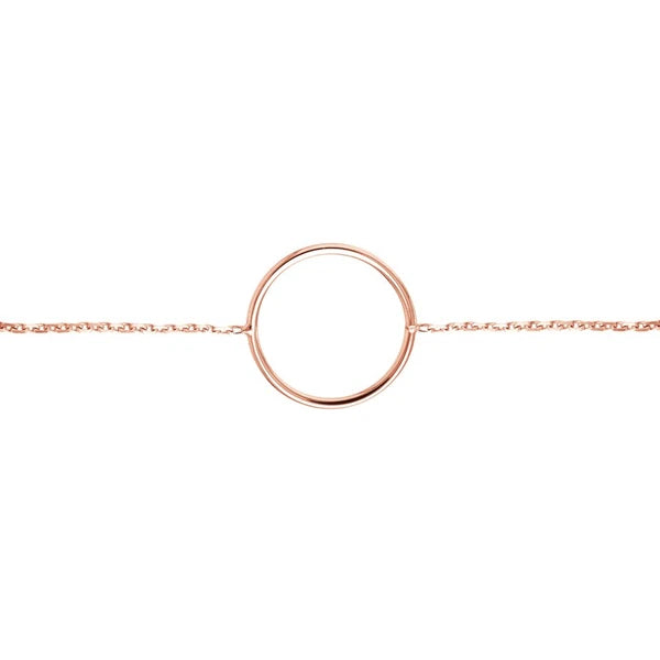 Open Wire Circle Adjustable Bracelet