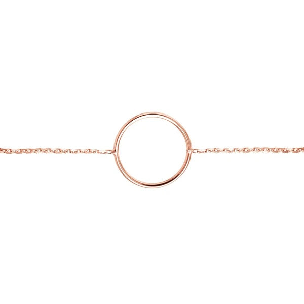 Open Wire Circle Adjustable Bracelet