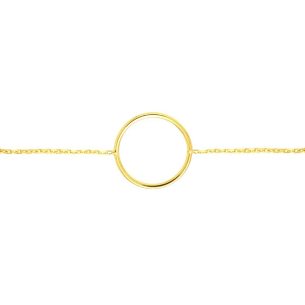 Open Wire Circle Adjustable Bracelet