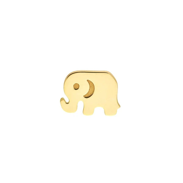 Elephant Stud Earrings on Post Back