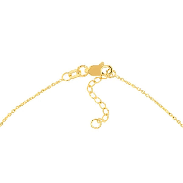 D/C and Mini Polished Bead Adjustable Anklet