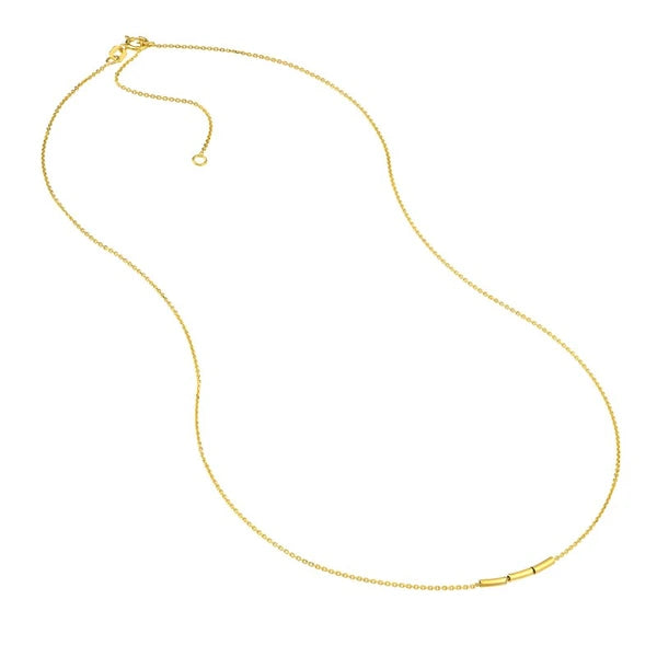 Mini Barrel Trio Adjustable Necklace
