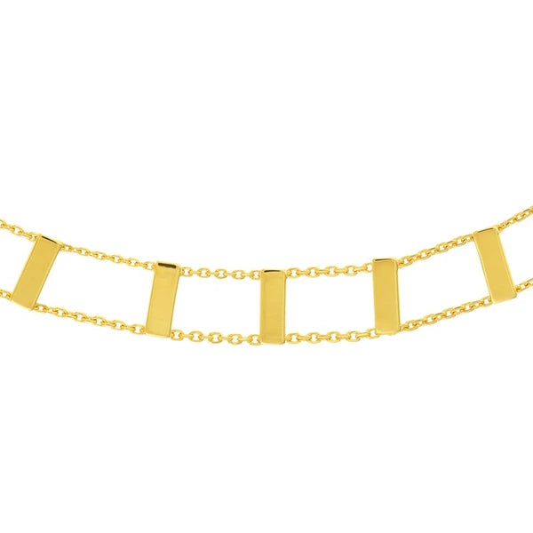 Railroad Pattern Adjustable Choker