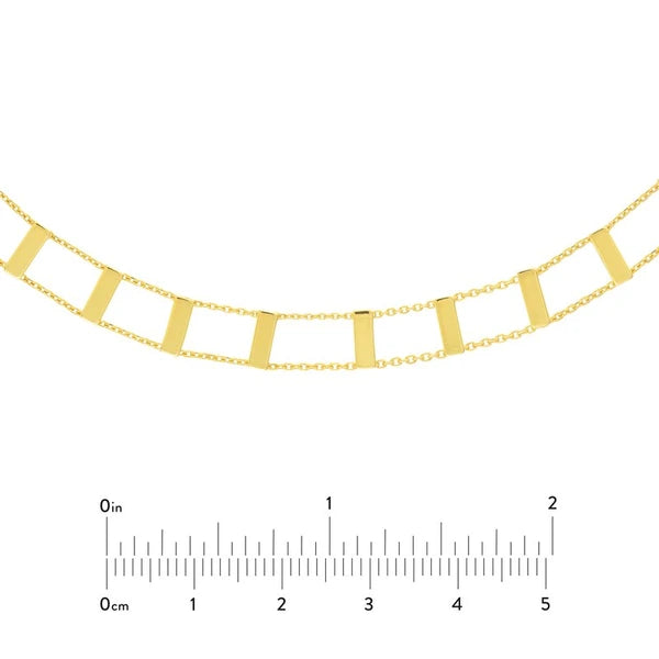 Railroad Pattern Adjustable Choker