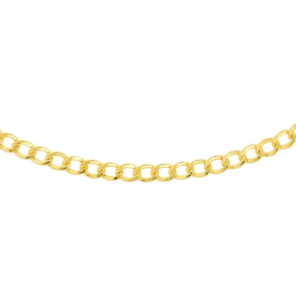Hollow Cuban Curb Chain Adjustable Choker
