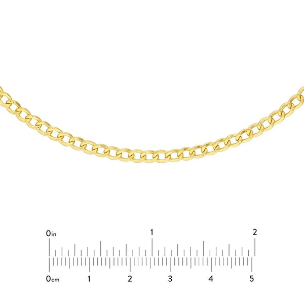 Hollow Cuban Curb Chain Adjustable Choker