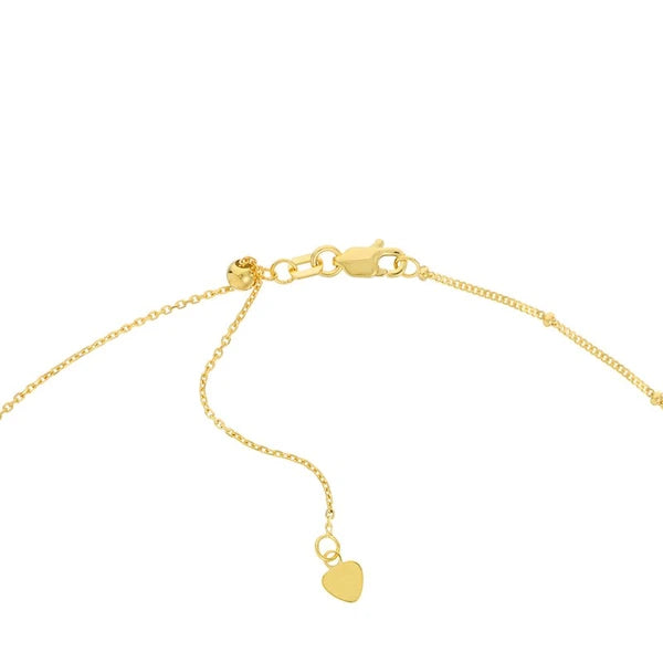 Mary and Cross Dangles Adjustable Choker