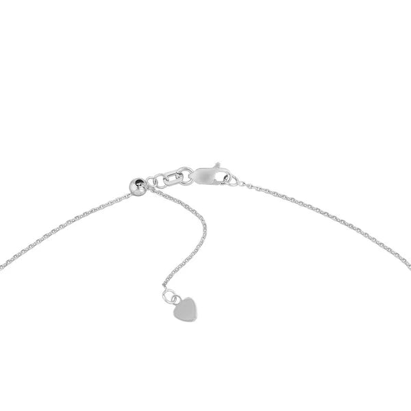 Sterling Silver Virgin Mary Adjustable Choker
