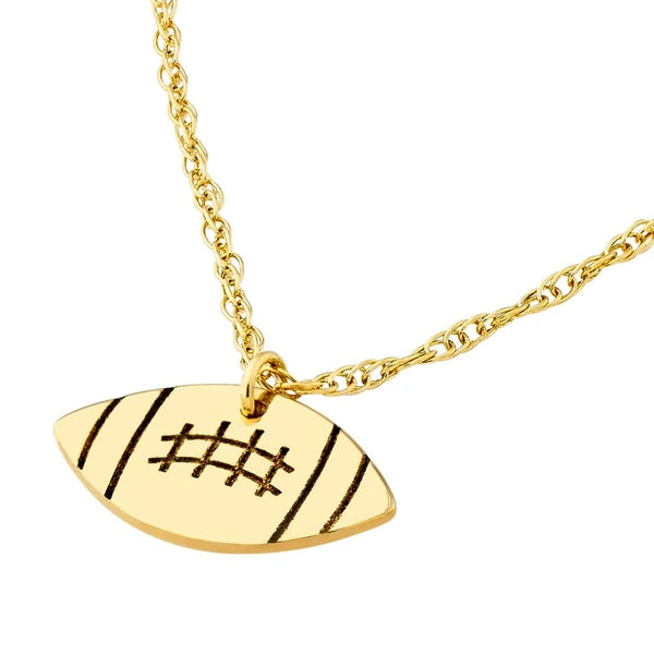 So You Mini Football Adjustable Necklace