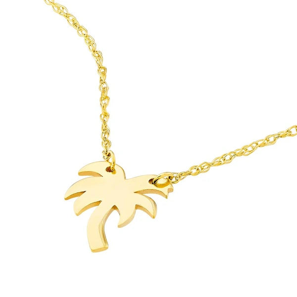 So You Mini Palm Tree Adjustable Necklace