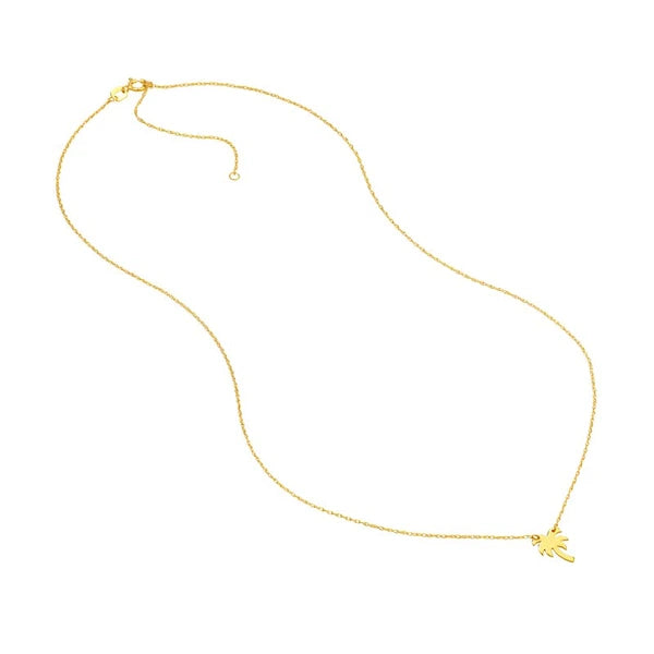 So You Mini Palm Tree Adjustable Necklace