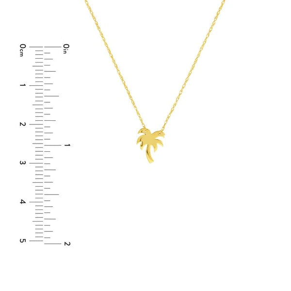 So You Mini Palm Tree Adjustable Necklace